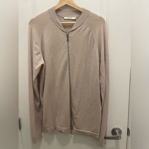 Men’s Fine Knit Zip Cardigan